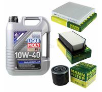 Kit Di Ispezione Filtro LIQUI MOLY Olio 5L 10W-40 Per KIA Soul AM 1.6 CVVT
