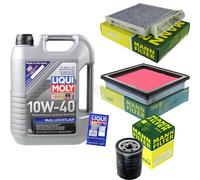 Kit Di Ispezione Filtro LIQUI MOLY Olio 5L 10W-40 Per Nissan Note E11 NE11 1.4