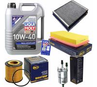 Kit Di Ispezione Filtro LIQUI MOLY Olio 5L 10W-40 Per VW Polo 9N 1.2 12V Seat