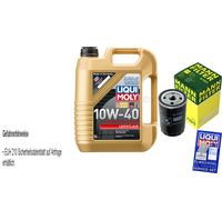 Kit Di Ispezione Filtro LIQUI MOLY Olio 5L 10W-40 Per VW Polo Classic 86C 80 1.0