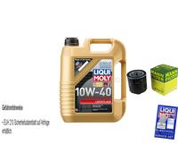Kit Di Ispezione Filtro LIQUI MOLY Olio 5L 10W-40 Per VW Polo Classic 86C 80 1.3