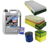 Kit Di Ispezione Filtro Liqui Moly Olio 5L 5W-30 Per Citroën C8 EA_ EB_ 2.0