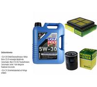 Kit Di Ispezione Filtro Liqui Moly Olio 5L 5W-30 Per Honda Crx Iii Eh Eg 1.6 Esi
