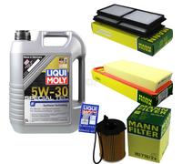 Kit Di Ispezione Filtro LIQUI MOLY Olio 5L 5W-30 Per Mazda 2 DE 1.4 MZR-CD 1.6