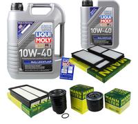 Kit Di Ispezione Filtro LIQUI MOLY Olio 6L 10W-40 Per Mazda 5 CR19 2.0 CD
