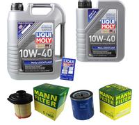 Kit Di Ispezione Filtro LIQUI MOLY Olio 6L 10W-40 Per Peugeot 106 II 1 1.0i 1.1i