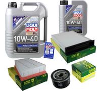 Kit Di Ispezione Filtro Liqui Moly Olio 6L 10W-40 Per Renault Megane II BM0/1