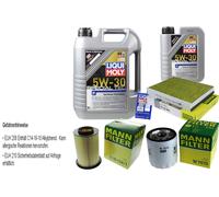 Kit Di Ispezione Filtro LIQUI MOLY Olio 6L 5W-30 Per Ford Focus III