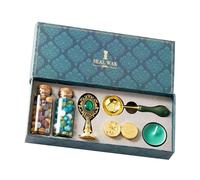 Kit Di - Kit Sigillo Di Per Lettere, Set Completo Di Sigilli Antincendio Semplice Da Usare Con Sigilla Lettere, Perline, Scaldino E Cucchiaio Per Sigillare Buste, Inviti, Artigianato, M