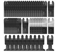 Kit di lame per sega, accessori oscillanti, Quick Release Multi Tool, lame Multitool, utensili elettrici lame per sega Fein Multimaster, Dremel, Bosch, Makita (50 pezzi)