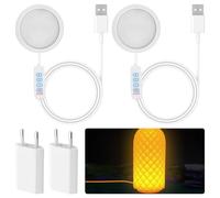 Kit di lampade a LED per stampante 3D Bambu Lab A1/A1mini/P1S/P1P/X1C, 2 pezzi 3 W Bambuolab 3D accessori per stampanti creative, kit di luci a LED fai da te, modelli di luce notturna 3D, accessori