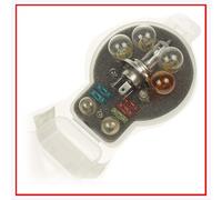 Kit di Lampade Lampadine di Emergenza Lucas H4 set 14 pezzi per AUTO E MOTO