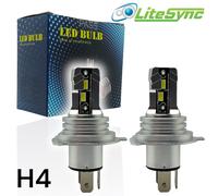 Kit Di Lampadine A LED H4 R2 CSP LiteSync 10000Lm Per Kia Sportage 95-In Poi