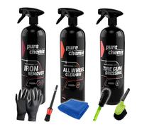 Kit di lavaggio auto Pure Chemie - per la pulizia di ruote e cerchioni