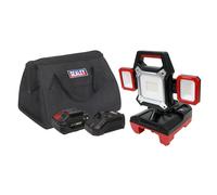 Kit Di Lavoro Sealey 20V 4Ah SV20 Series Con Luce A LED SMD 45W CP20VWLKIT1