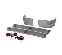 Kit di lenti di ricambio tour-pak lente fumé 79-05 flt/touring