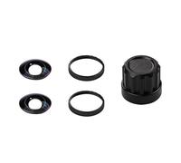 Kit di lenti intercambiabili per Insta360 X5, set di lenti di ricambio ottiche HD con anelli di montaggio in alluminio e strumenti per fotocamera Insta360 X5, accessori professionali rimovibili per