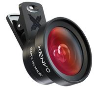 Kit di lenti Xenvo Pro per iPhone e Android, obiettivo macro e grandangolare con luce LED e custodia da viaggio