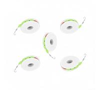 Kit di lenza da pesca in nylon con galleggiante a sette stelle per una visibilità luminosa e una risposta rapida, compatibile con gancio singolo o doppio (gancio singolo, 6,3 m)