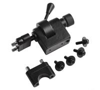 Kit di leva per rullante, in lega di zinco, regolatore regolabile per filo tamburo, accessori per l'installazione di cavi da 8,9 cm, nero