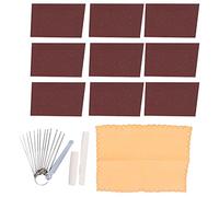 Kit di lime per dadi a sella per ponte, set di carta vetrata lucidata per chitarra per migliorare il suono Compensazione degli alti Antiruggine Fai da te Mantenere per gli amanti delle