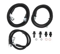 Kit di linea di raffreddamento a trasmissione Brilluxa, tubo dell'olio di trasmissione, compatibile con Chevy 2500 3500, gruppo tubo di radiatore fluido a prova di ruggine,