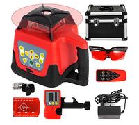 Kit di livella laser rotante a 360°, strumento di misurazione autolivellante per costruzioni esterne, portata 500 m, strumenti di precisione