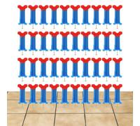 Kit Di Livellamento Di Piastrelle - Utensili Compound Pavimento, Set Di Zeppe Riutilizzabili | Design A Vite Interno Per Posizionamento Rapido, Distanziatori Di Piastrelle Durade