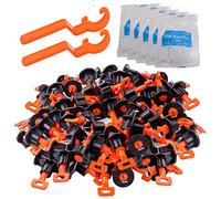 Kit di livellamento per piastrelle con 100 distanziatori livellatori e 4 chiavi speciali e 500 distanziatori per piastrelle da 2 mm