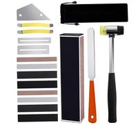 Kit di livellamento tasti Strumenti professionali per liutaio con lime per martelli e strumenti più completi per tasti per chitarra per la cura dello strumento