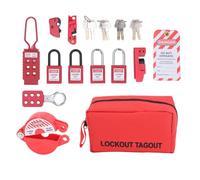 Kit di lockout elettrico e tagout Gestione dei lucchetti di sicurezza per operazioni industriali