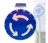 Kit di luci a LED solari per segnaletica stradale con staffa di montaggio | Kit di luci a LED a energia solare per la segnaletica stradale, completo di staffa di montaggio su palo per un'installazione
