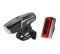 Moon Mete-x Auto Pro Light Set Nero 600 Lumens