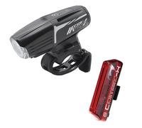 Moon Meteor-x Auto Pro / Comet-x Light Set Nero 600 Lumens