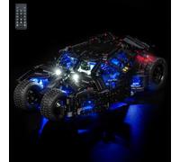 Kit di luci con telecomando compatibile con Lego Batmobile Tumbler 42239 | (senza modello), set di illuminazione a LED, montaggio semplice e illuminazione stabile, regalo perfetto per le feste