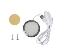 Kit di luci notturne a LED RGB DC5V 3W con pulsante di controllo, compatibile con stampanti 3D, illuminazione sincronizzata tramite app, attivazione microfono abilitata (A)