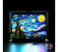 Kit di luci telecomando per Lego 21333 Ideas Vincent Van Gogh The Starry Night, set di illuminazione a LED compatibile con The Starry Night, regalo creativo per adulti