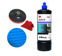 Kit Di Lucidatura 3M Bouchon Blu Antigraffi 50383 + 50388 + Piastra + Micro