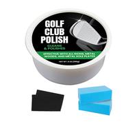 Kit di lucidatura club da golf - pasta di manutenzione club, balsamo per la pulizia rimozione di scratch, crema per il restauratore di maglie di metallo, formula facile applicare | Kit di