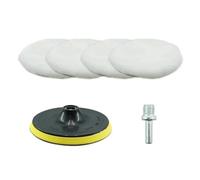 Kit di Lucidatura da 3/4/5/6/7 Pollici Tampone Lucidante Disco in Spugna per Ceratura Auto Ruota in Lana Tamponi Lucidanti per La Cura della Vernice Dell'Auto Gadget per Auto Strumenti per La Rettifi