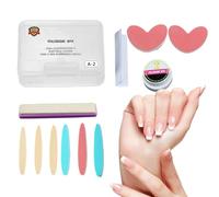 Kit di lucidatura per manicure-Buffer per unghiastodo in e set di lucentezza | Tavole di Emery durevoli, rimozione cuticole, tagliatrici per unghie, tamponi per rimozione dello smalto, custodia da
