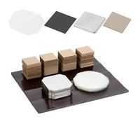 Kit Di Magneti For Frigorifero Fai Da Te Da 2,5x2,5 Pollici 200/500 Set Con Coperchio Quadrato In Cartone Acrilico, Pellicola Trasparente E Guscio In Metallo(Cardboard,500set)