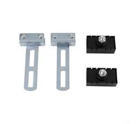 Kit di magneti per interruttori di fine corsa per cancelli scorrevoli automatici con staffe, materiale in fibra di nylon nero, resistente alle intemperie, antiruggine, costruzione per una maggiore
