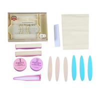 Kit di manicure giapponese | Polishing e gloss set | Kit professionale per la cura delle unghie per unghie danneggiate | Cuscinetto di manicure portatile e riparazione di luci per il salone di casa