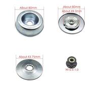 Kit di manutenzione for attacco lama for decespugliatore FS120 FS250 FS55, testa, scatola ingranaggi, rondella reggispinta, dado a collare M10x1.0