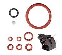 Kit di manutenzione guarnizione O-ring per gruppo infusore e valvola di supporto adatta per Cafe Bonitas Acopino Set-35.1 (per gruppo infusore con vite crema sull'uscita)