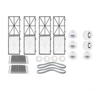 Kit di manutenzione per pulitore piscina compatibile con i modelli Dolphin Robot 6101611R4 e 9991433R4 completo di pannelli filtranti fini, spazzole, binari, anelli da arrampicata e rulli