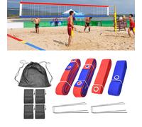 Kit di marcatore di campo da campo di pallavolo della spiaggia per la