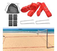 Kit di marcatore di campo da campo di pallavolo della spiaggia per la