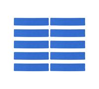 Kit di Marcatori per Linea di Campo, 10 Pezzi Linea di Marcatura Multiuso Marcatore per Spot da Tennis Pickleball Portatile Linea di Campo Adesivo per Segno di Campo per Pickleball Tennis(Blu)